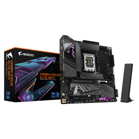 Mainboard - GIGABYTE Z890M AORUS ELITE WIFI7 (Intel Z890, Socket 1851, Micro ATX, DDR5)