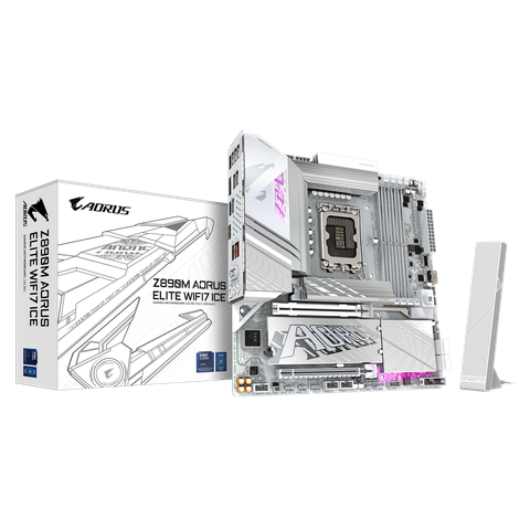 Mainboard GIGABYTE Z890M AORUS ELITE WIFI7 ICE (Intel Z890, Socket 1851, Micro ATX, DDR5)