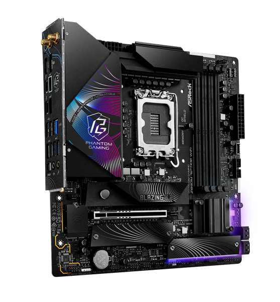 Mainboard - Asrock Z890M Riptide WiFi (Intel Z890 / Socket LGA1851 / M-ATX / DDR5)