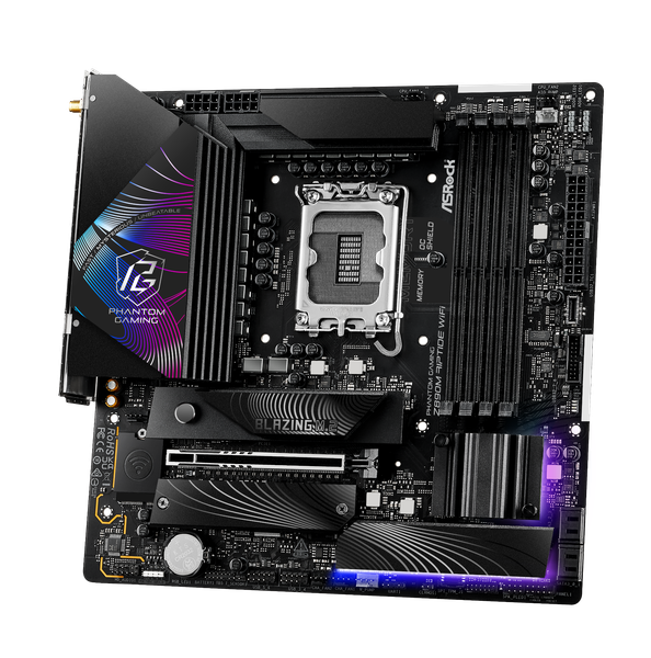 Mainboard - Asrock Z890M Riptide WiFi (Intel Z890 / Socket LGA1851 / M-ATX / DDR5)