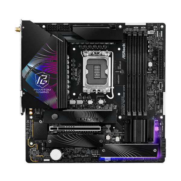 Mainboard - Asrock Z890M Riptide WiFi (Intel Z890 / Socket LGA1851 / M-ATX / DDR5)