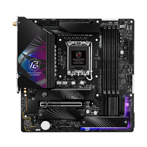 Mainboard - Asrock Z890M Riptide WiFi (Intel Z890 / Socket LGA1851 / M-ATX / DDR5)