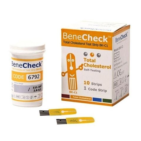 Que thử Cholesterol Benecheck Plus