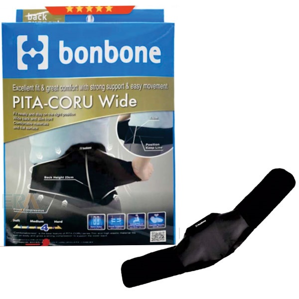 Đai hỗ trợ vùng thắt lưng Bonbone Pita Coru Wide (Bản Rộng)