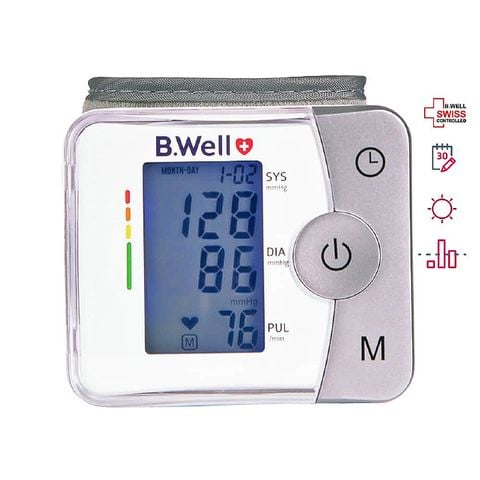 Máy đo huyết áp cổ tay B.Well Swiss MED-57