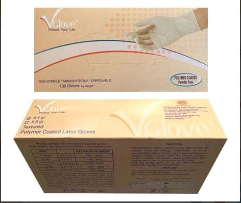 Găng tay y tế không bột phủ Polymer VGlove