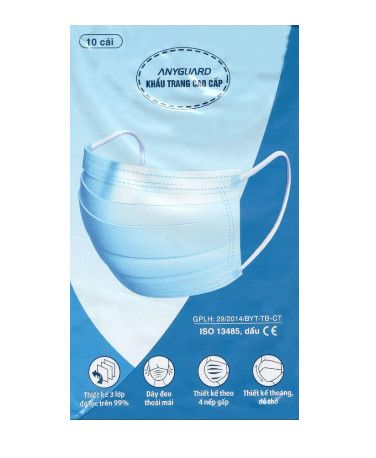 Khẩu trang y tế cao cấp Anyguard