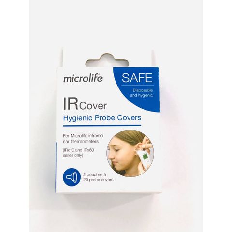 Màn chụp nhiệt kế đo tai Microlife IR210 hộp 40 miếng