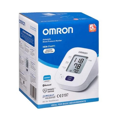 Máy đo huyết áp tự động Omron HEM-7142T1
