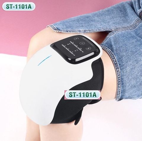 Máy massage đầu gối nhiệt hồng ngoại rung kết hợp đèn laser ST-1101A