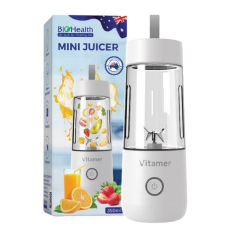 Máy xay sinh tố cầm tay có pin sạc Biohealth Mini Jucier