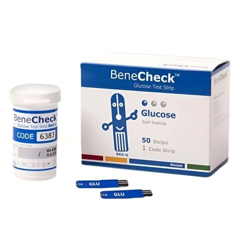 Que thử đường Glucose Benecheck Plus