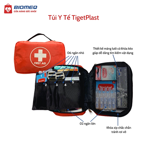 Túi y tế dành cho gia đình / du lịch Tigerplast
