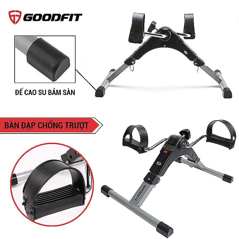 Xe đạp thể dục mini tại nhà gấp gọn GoodFit GF002MB