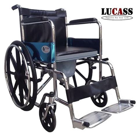 Xe lăn tay có bô vệ sinh Lucass X-6B