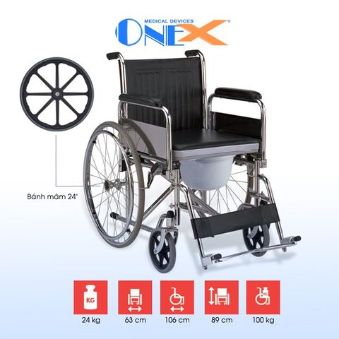 XE LĂN BÔ PHẲNG, BÁNH MÂM  ONE-X 608BF