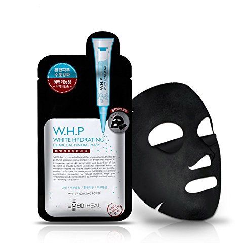 Káº¿t quáº£ hÃ¬nh áº£nh cho Máº·t náº¡ Mediheal W.H.P White Hydrating Black Mask