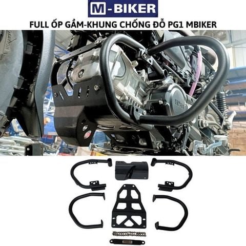  FULL ỐP GẦM – KHUNG CHỐNG ĐỔ PG-1 M-BIKER 