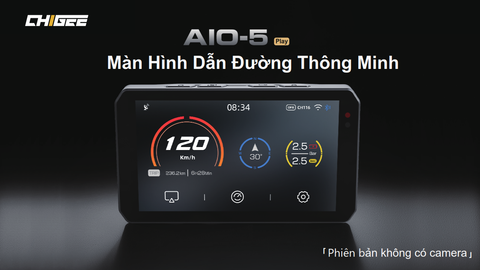  MÀN HÌNH DẪN ĐƯỜNG AIO-5 PLAY CHIGEE - BẢN KHÔNG CAMERA 