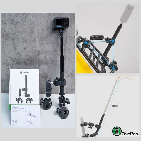  PÁT LẮP CAMERA HÀNH TRÌNH TRÊN XE MOTO OSOPRO 