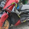 KHUNG CHỐNG ĐỖ CHO YAMAHA XMAX 300 -2023 - CÓ THANH NGANG - BỐN TẤM NHÔM