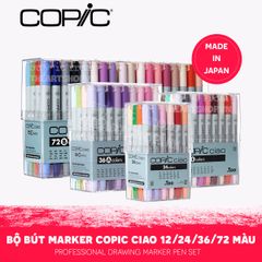 Bộ marker COPIC Ciao 12/24/36/72 màu - COPIC Ciao Marker Set 12/24/36/72 colors