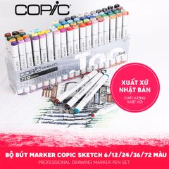 Bộ marker COPIC Sketch 6/12/24/36/72 màu - COPIC Sketch Marker Set 6/12/24/36/72 colors