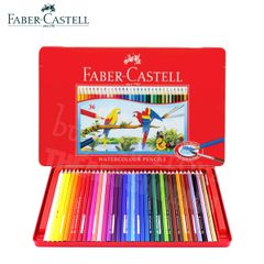 Chì màu nước FABER 36 màu (Hộp thiếc) - FABER CASTELL 36 Watercolour Pencils (Metal box)