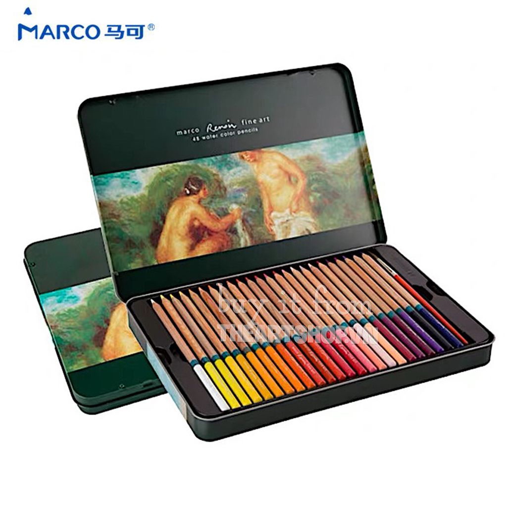 Bộ chì màu nước MARCO 48 màu - MARCO Renoir 48 Watercolor Pencils