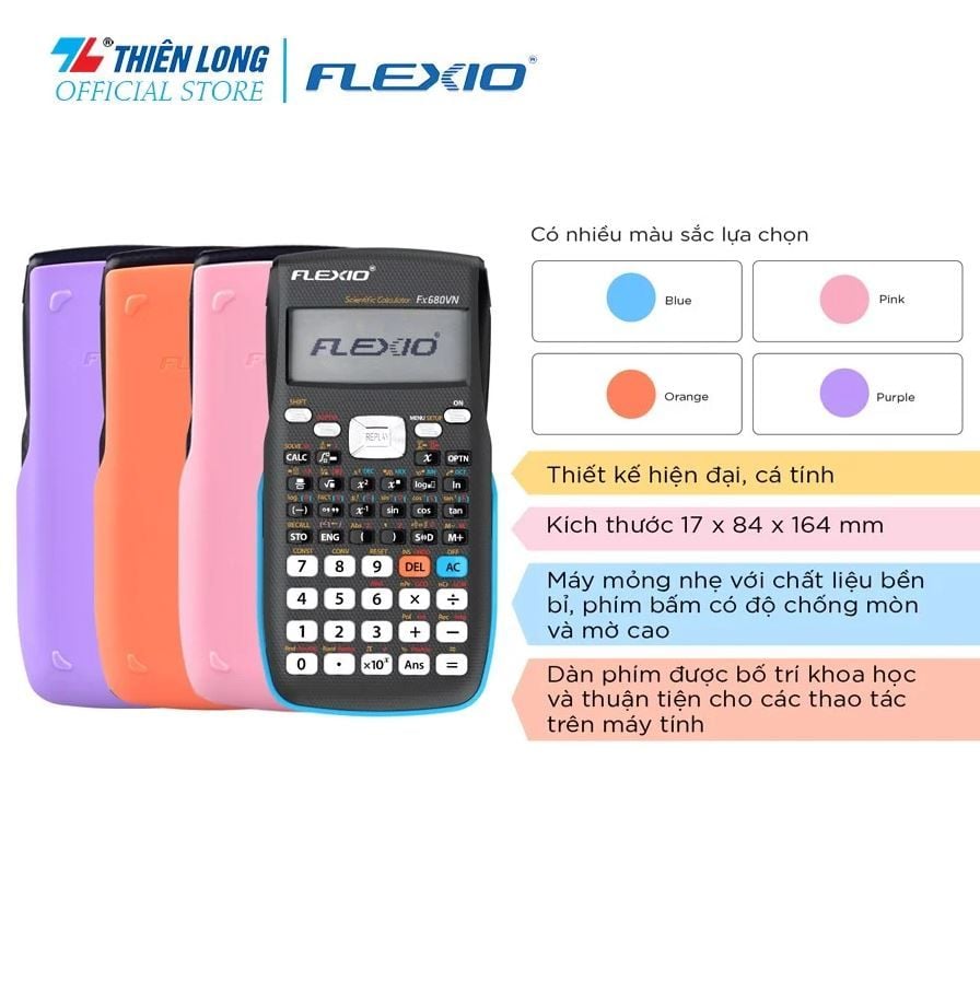 Máy tính khoa học Flexio FX680VN
