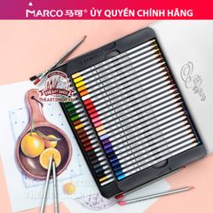 Chì màu MARCO 48 màu (Hộp thiếc) - MARCO Raffine 48 Color Pencils (Metal box)