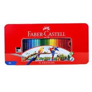 Chì màu nước FABER 72 màu (Hộp thiếc) - FABER CASTELL 72 Watercolour Pencils (Metal box)