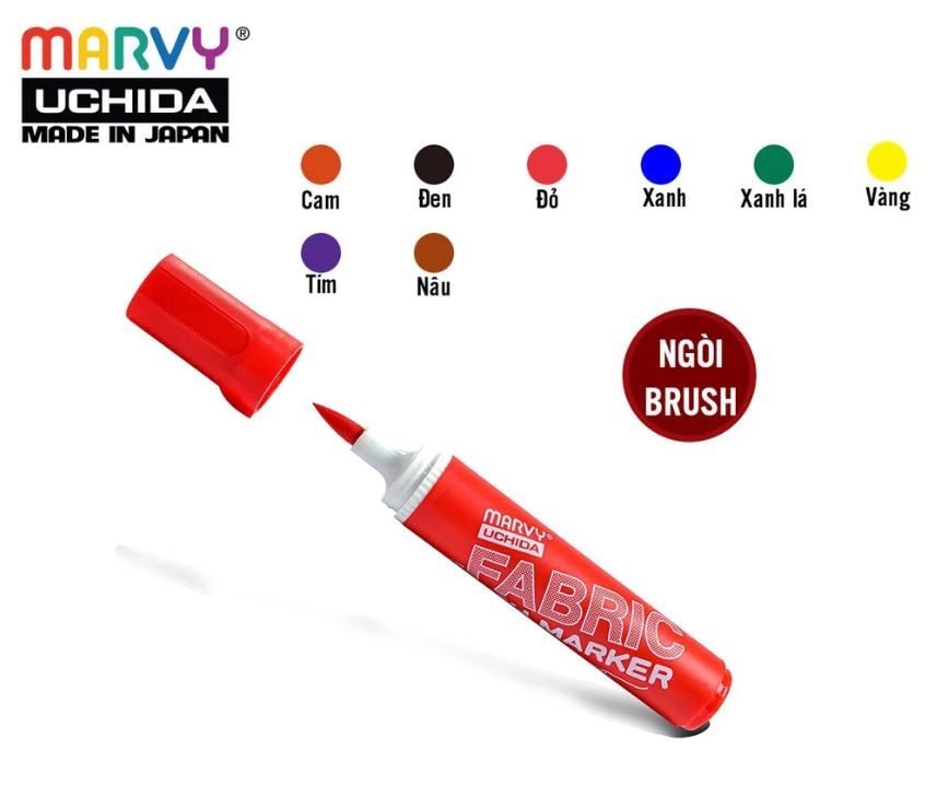 Bút vẽ vải Marvy 772 Fabric Brush Marker