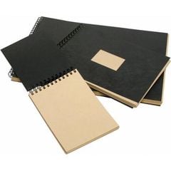 Sổ vẽ giấy kraft CLAIREFONTAINE - CLAIREFONTAINE Wirobound Kraft Pad