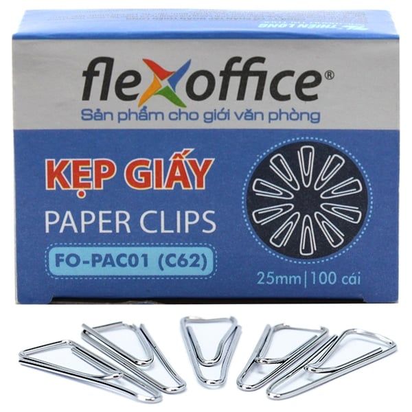 Kẹp giấy Flexoffice FO-PAC01