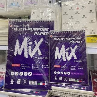 Sổ vẽ màu nước, màu chì HAPPY INGRES