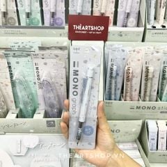 Bút chì cơ khí lắc đẩy ngòi TOMBOW Mono Graph Terrazzo Limited Edition SHEER  STONE phiên bản giới hạn Nhật Bản