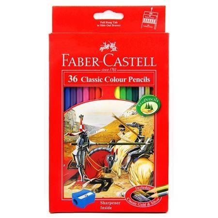 Chì màu FABER 36 màu (Hộp giấy) - FABER CASTELL 36 Color Pencils (Paper box)