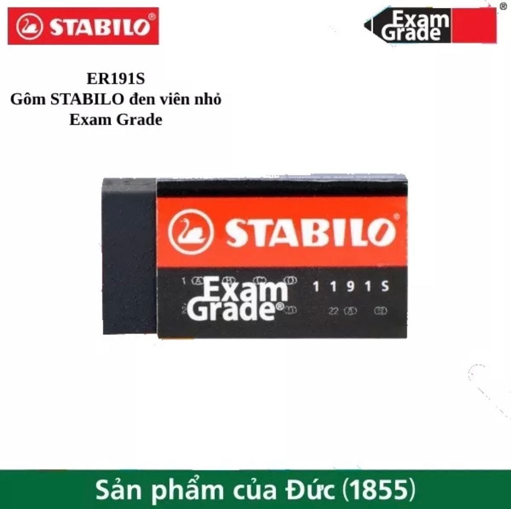 Gôm tẩy STABILO Exam Grade ( 1191/1196 ) THEARTSHOP VN Gôm tẩy STABILO Exam Grade ( 1191/1196 ) THEARTSHOP VN