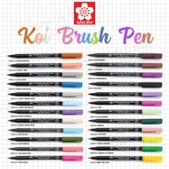 Bút cọ màu nước SAKURA KOI Coloring Brush Pen (Bán lẻ)