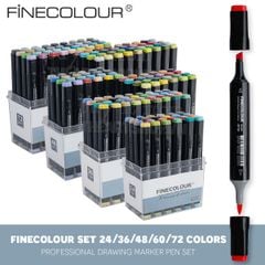 Bộ bút marker FINECOLOUR - FINECOLOUR Brush Marker Set 24/36/48/60/72