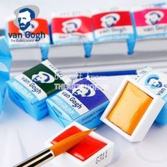 Màu nước VAN GOGH dạng nén (Bán lẻ) - VAN GOGH Watercolor Half Pans (Retail)