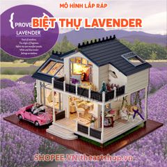 Mô hình lắp ráp: BIỆT THỰ LAVENDER (Tặng Mica Che Bụi + Bộ Dụng Cụ Kit + Keo Chuyên Dụng)