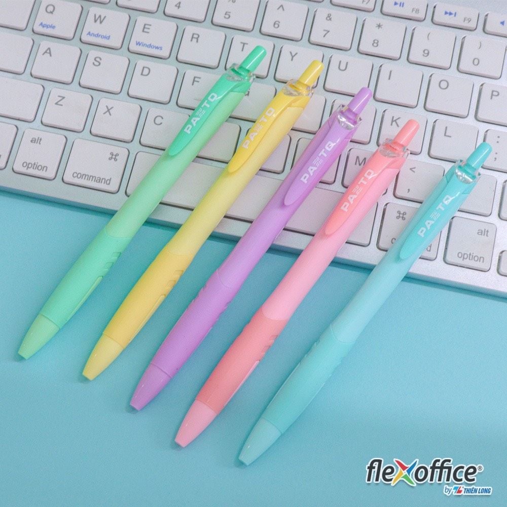 Bút gel Pastel Thiên Long Pazto 0.6mm  - Mực xanh