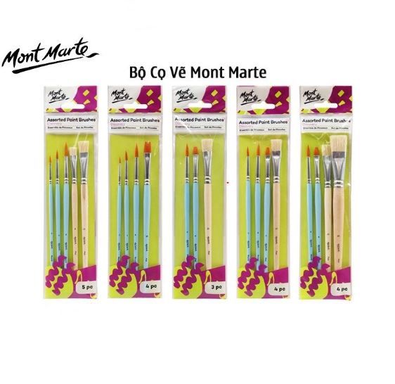 Bộ cọ vẽ Mont Marte - Discovery Assorted Paint Brushes