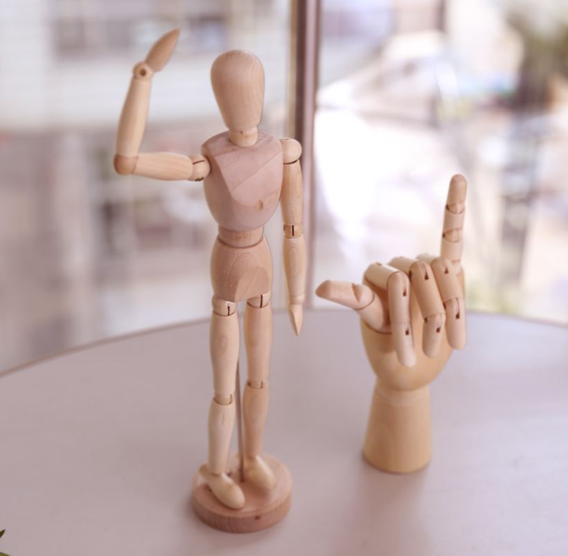 Mô hình người gỗ có khớp nối cho nghệ sĩ phác họa  Hàng nhập khẩu  Đồ  chơi trẻ em