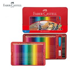 Chì màu FABER 60 màu (Hộp thiếc) - FABER CASTELL 60 Color Pencils (Metal box)
