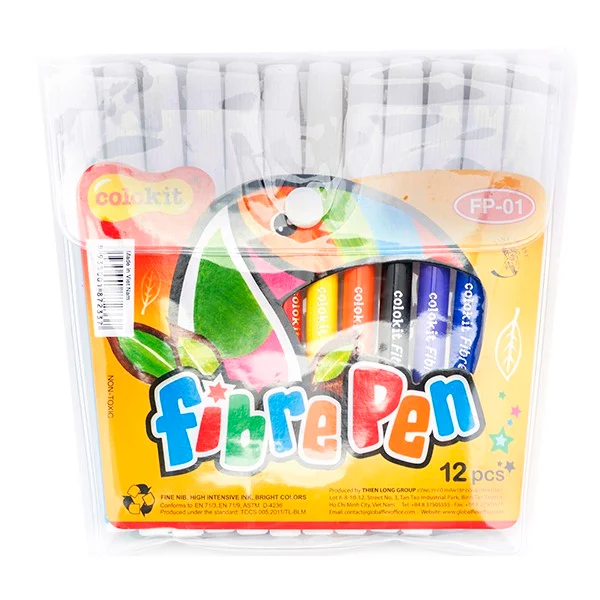 Bút lông màu Colokit vỉ 12 cây FP-01
