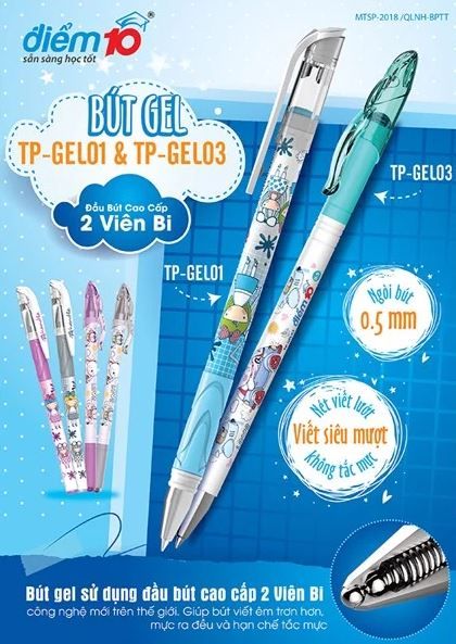 Bút Gel Điểm 10 TP-GEL03