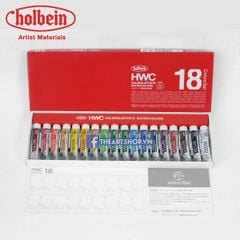 Bộ màu nước HOLBEIN 18 màu - HOLBEIN Artists Watercolor Set 18-Tube 5ml